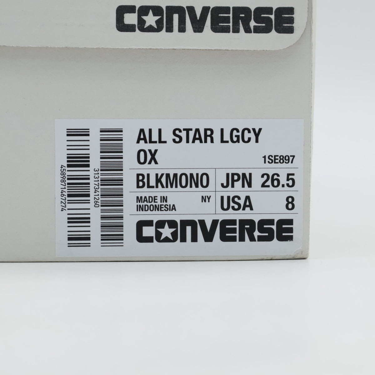 31317341 Converse All Star LGCY OX Black Monochrome (Men's)