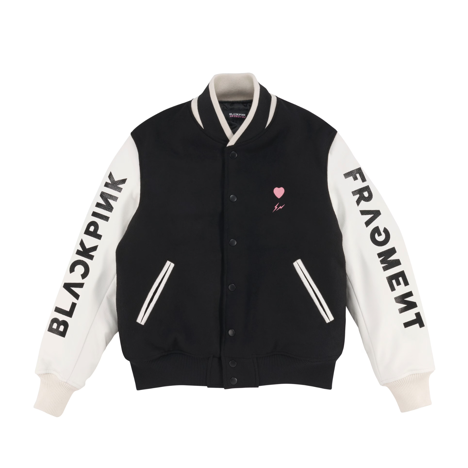 FRAGMENT BLACKPINK Stadium Jacket White