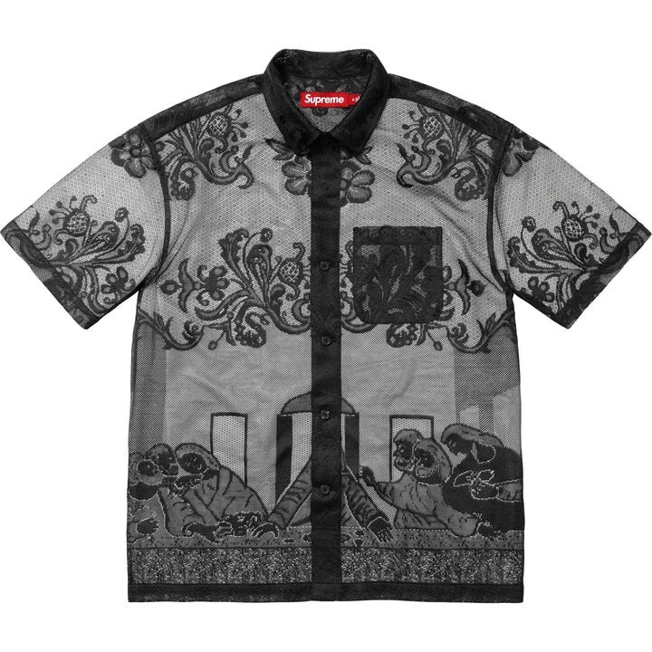 Supreme Last Supper Lace S/S Shirt Black