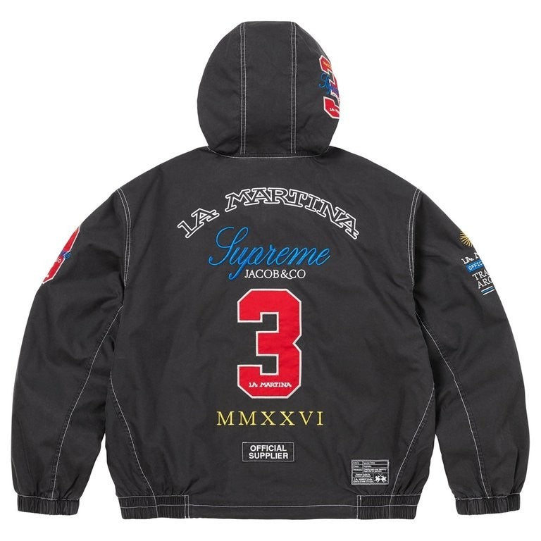 Supreme x La Martina Lightweight Hooded Jacket Black