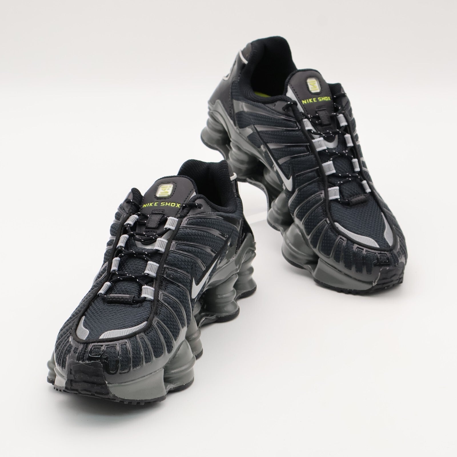 FV0939-001 Nike Shox TL Black Metallic Silver Iron Grey Silver (Women's)