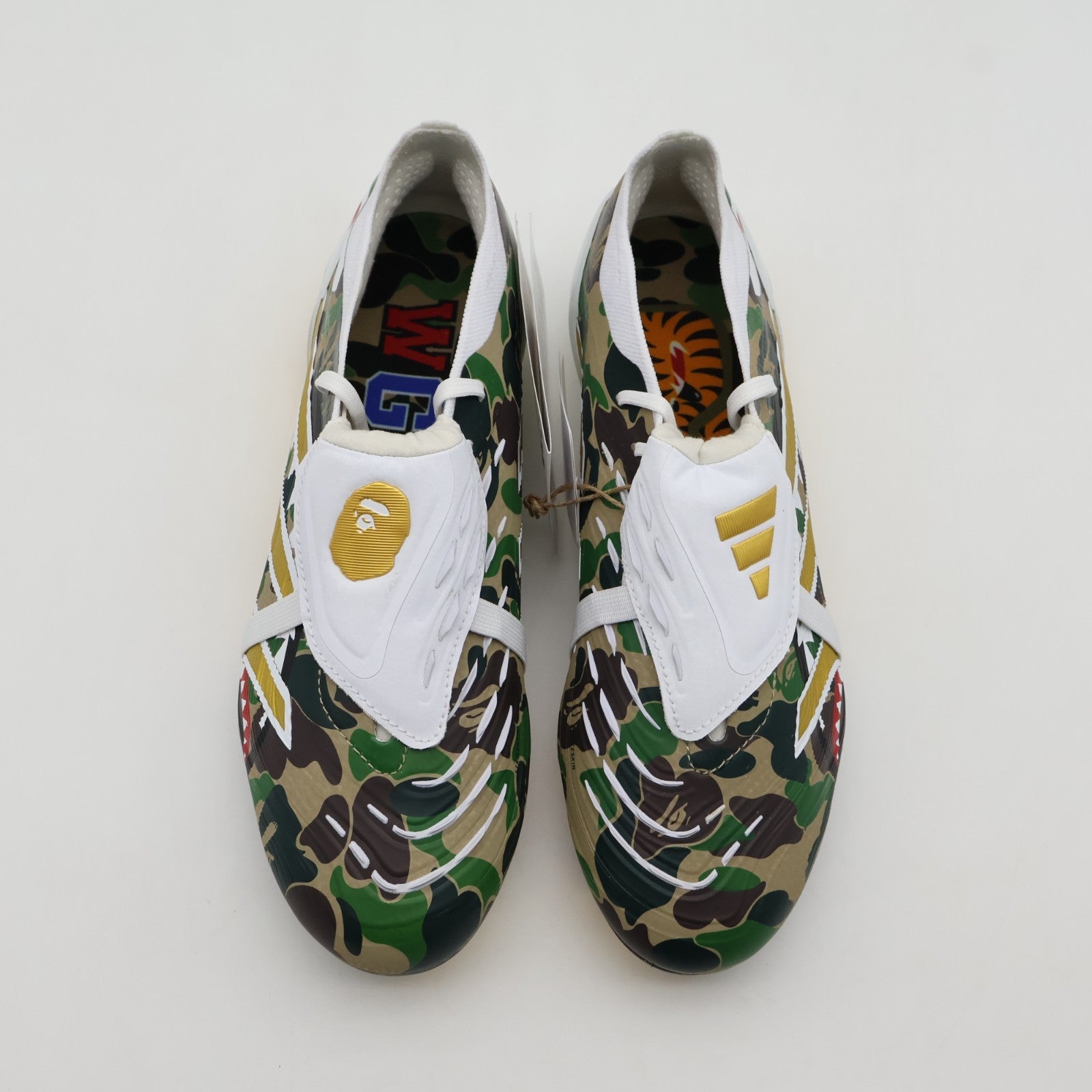 JS3104 A BATHING APE adidas Predator Elite FG Hemp Gold Metallic Cloud (Men's)