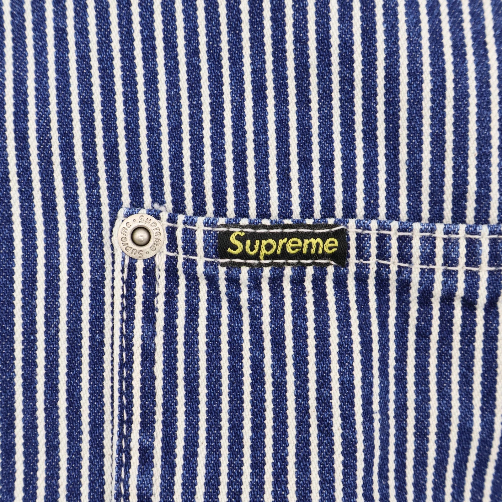 Supreme Loose Fit S/S Denim Painter Shirt Stripe