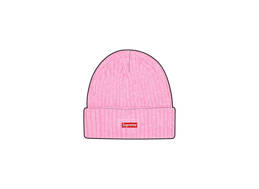 Supreme Overdyed Beanie Pink (25SS)