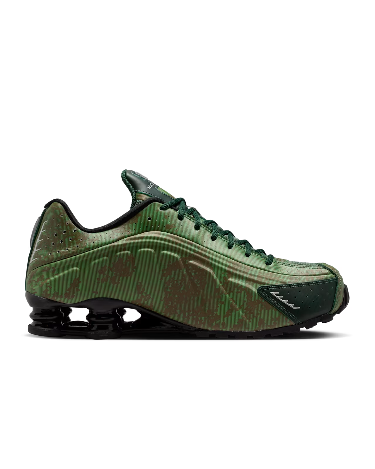 IQ0636-300 Nike Shox R4 Noble Green and Team Kelly Green (Men's)