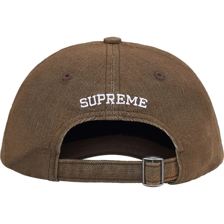 Supreme Cordura Denim S Logo 6-Panel Brown
