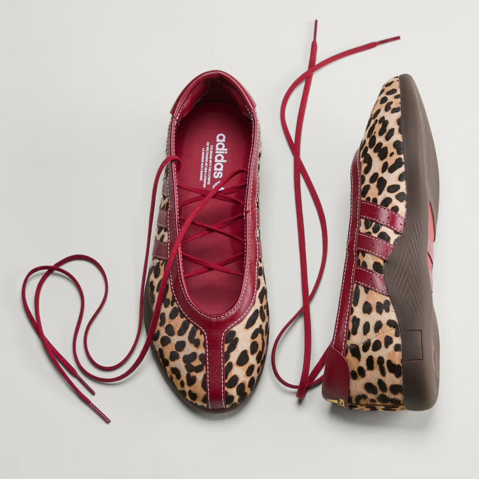 KJ0647 adidas Taekwondo Mei Ballet Pony Hair "Leopard" (Women's)