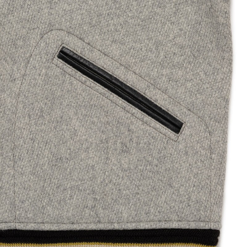 HUMAN MADE Wool Varsity Jacket Gray
