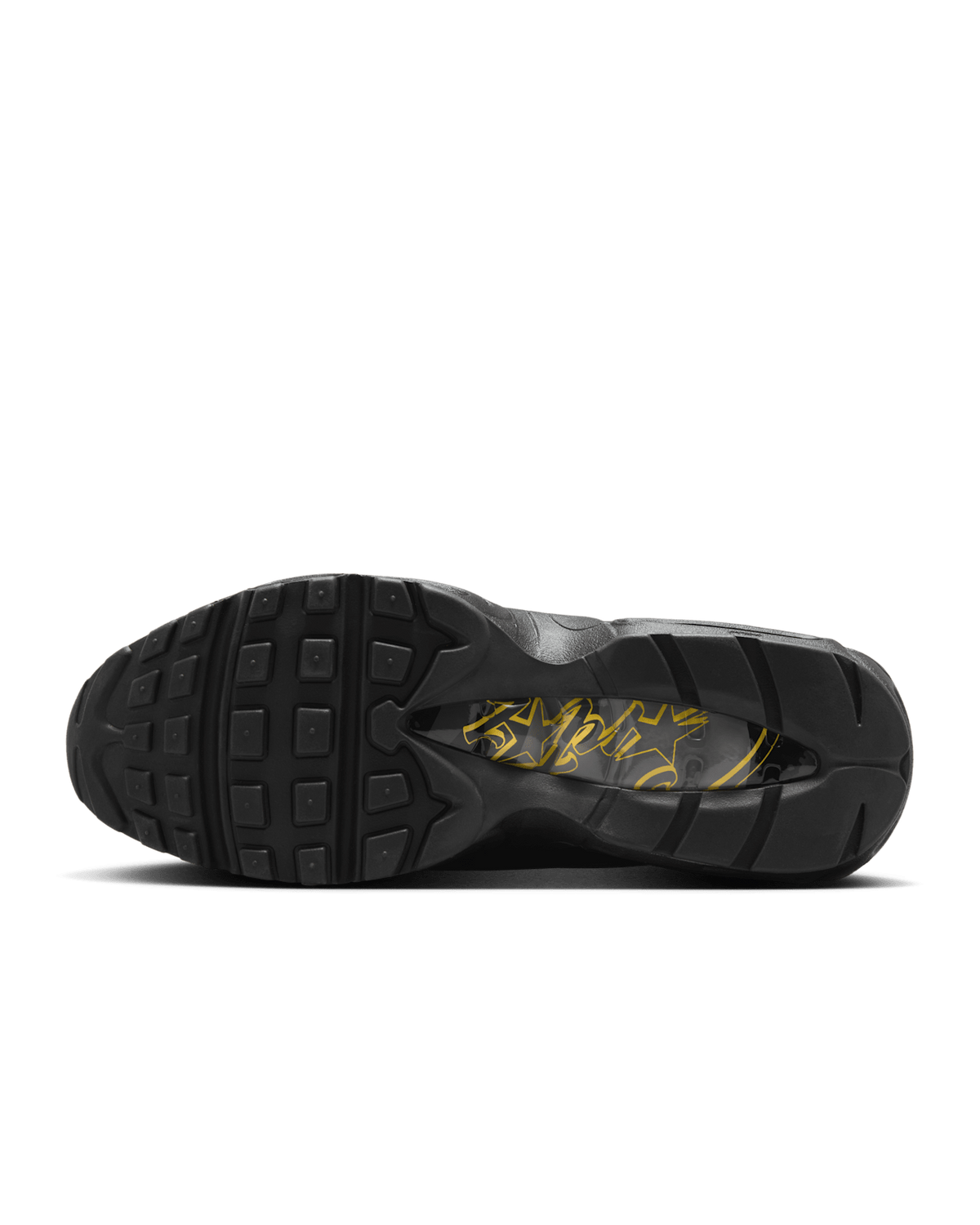 FB2709-003 Corteiz Nike Air Max 95 Black and Tour Yellow (Men's)