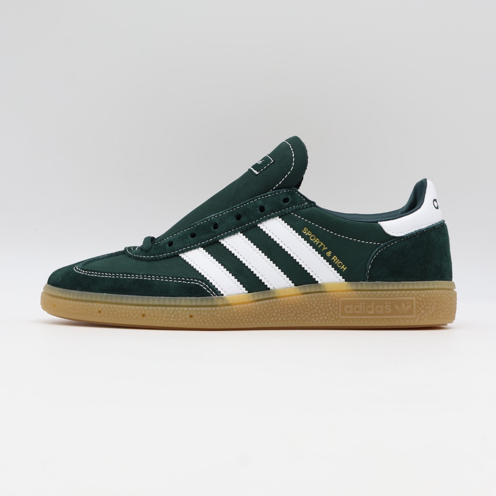 JP7067 Sporty Rich adidas Originals Handball Spezial Dark Green (Men's)