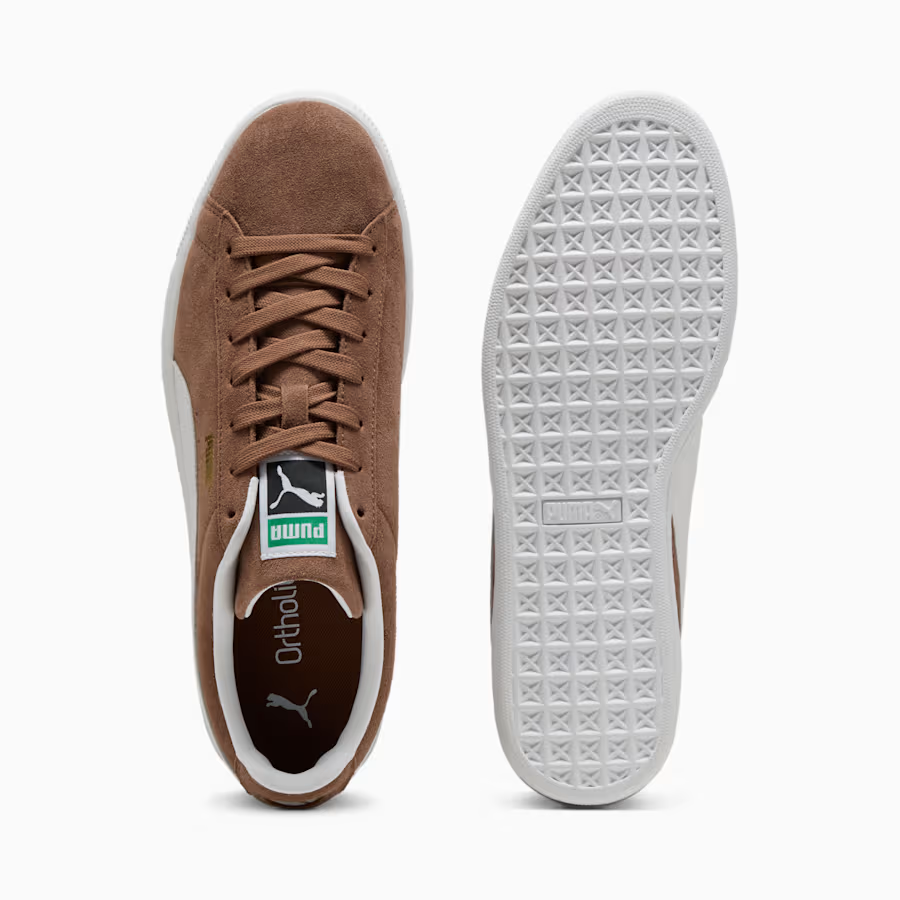 399781-41 Puma Suede Classic "Haute Coffee/PUMA White" (Men's)