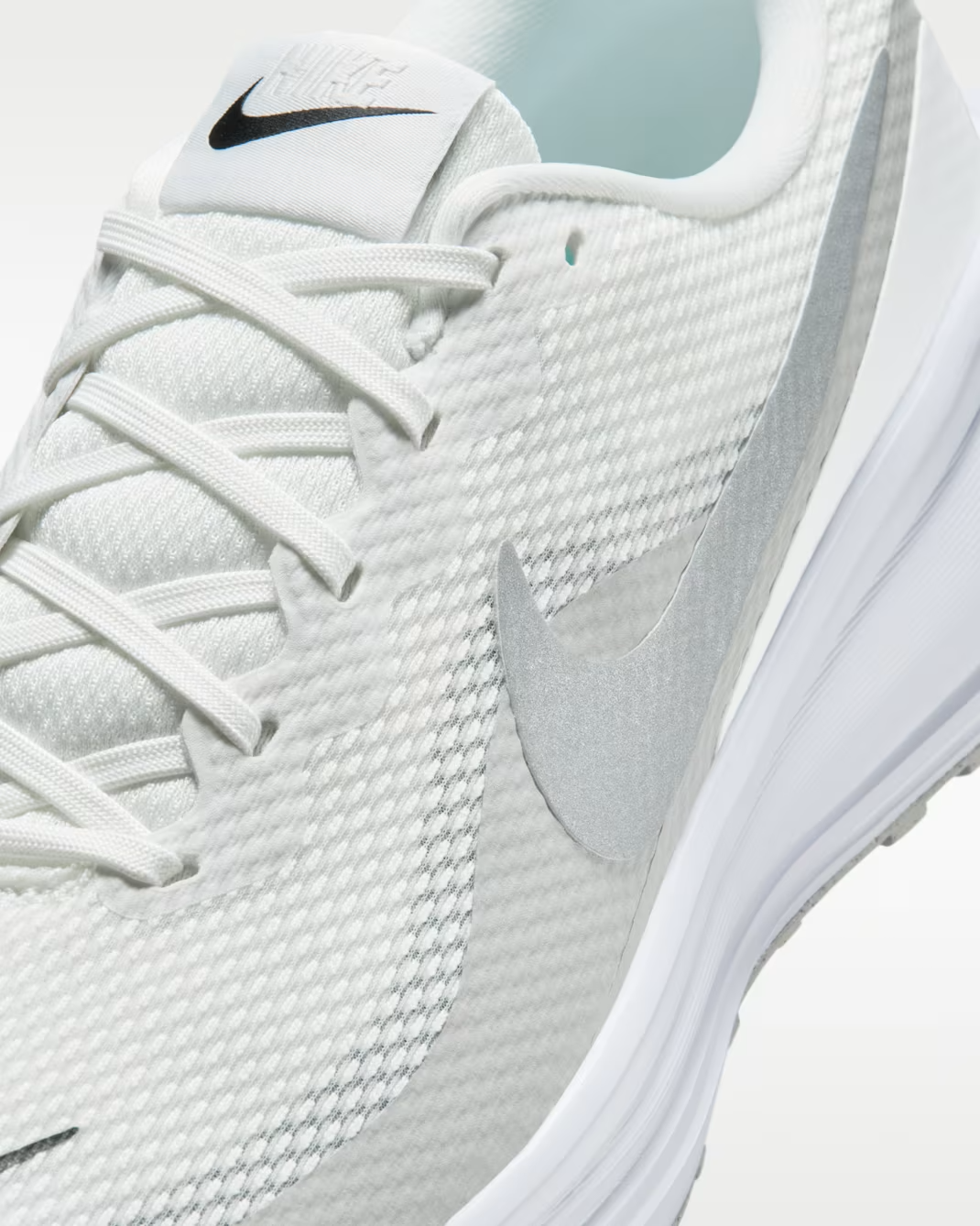 HJ9198-122 Nike Revolution 8 Summit White Metallic Silver (Men's)