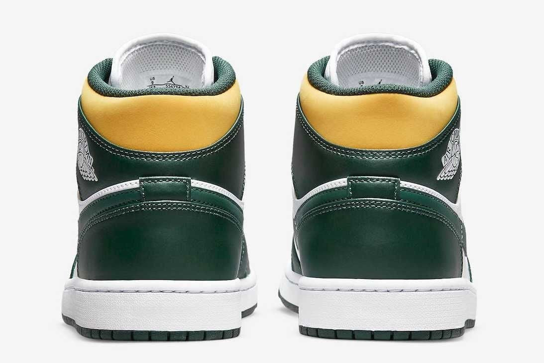 554724-371 Nike Air Jordan 1 Mid "Seattle Supersonics" (Men's)