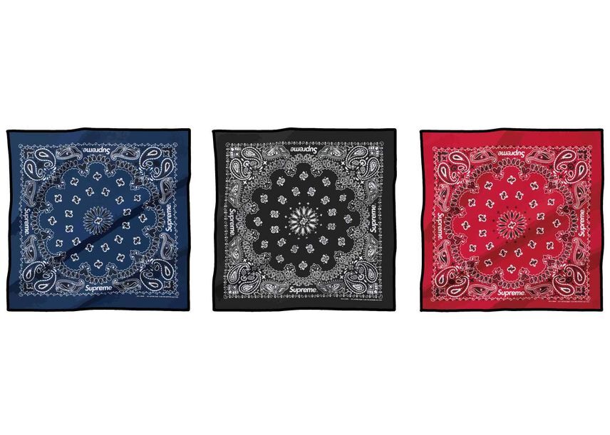 Supreme Hav-A-Hank Bandanas (Pack Of 3) Multi