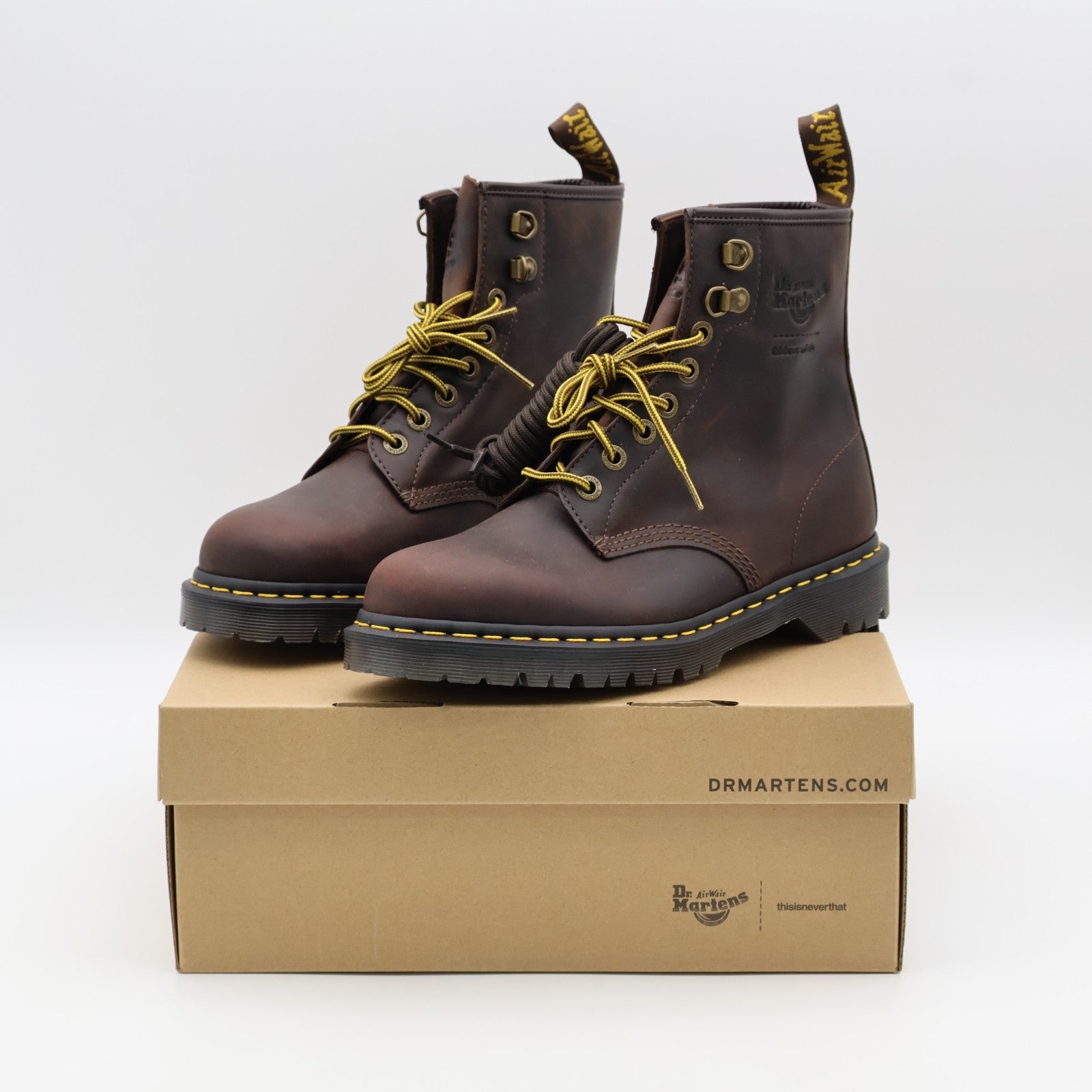 32181523 thisisneverthat Dr.Martens 1460 8 Hole Boots Chestnut Brown (Men's)