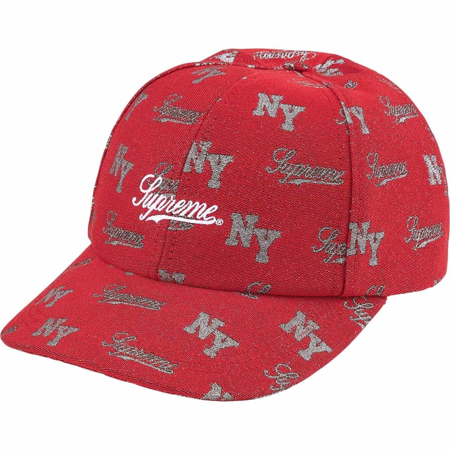 Supreme Monogram 6-Panel Red
