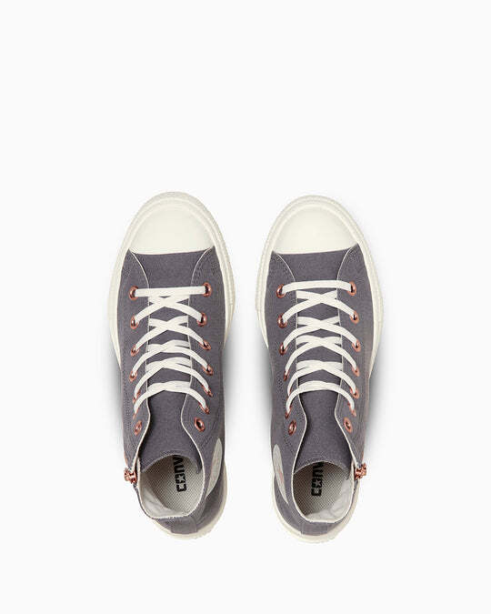 31313490 Converse All Star Light PLTS PG Z Hi Deep Gray (Women's)