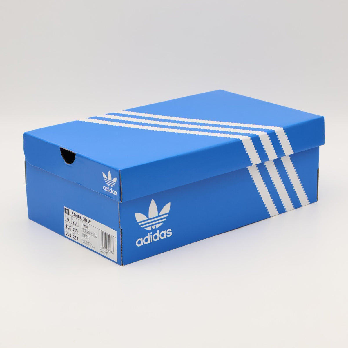 JI4218 adidas Originals Samba OG Silver Metallic Core Black Gum (Women's)