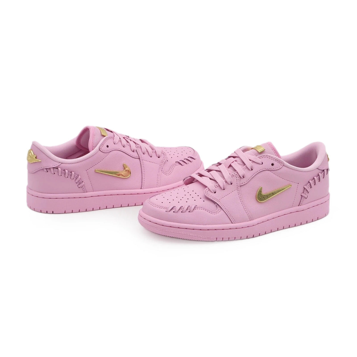 FN5032-600 Nike Air Jordan 1 Low MM Perfect Pink Metallic Gold (Women's)