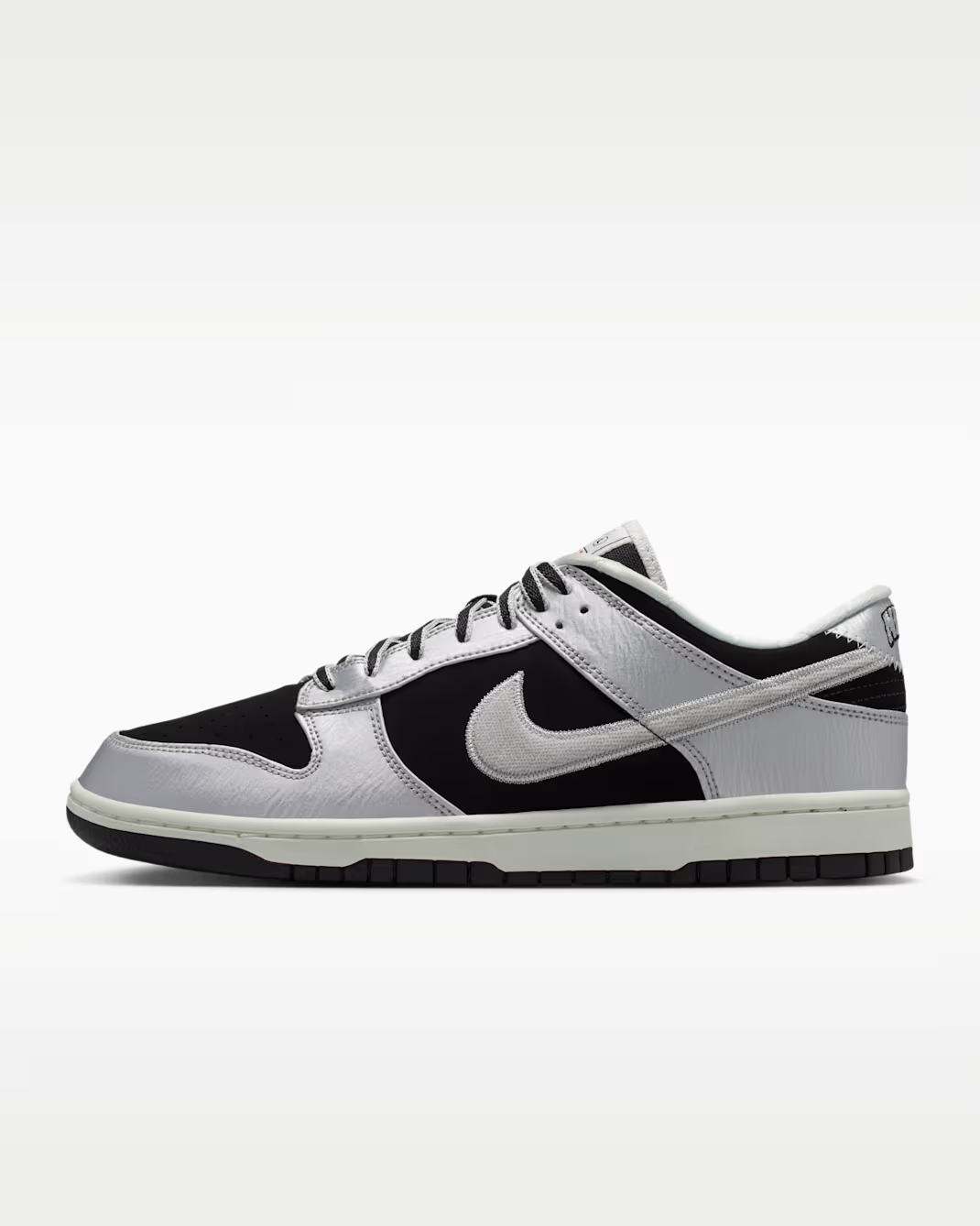 IM4413-001 Nike Dunk Low Varsity Pack "Metallic Silver/Black" (Men's)