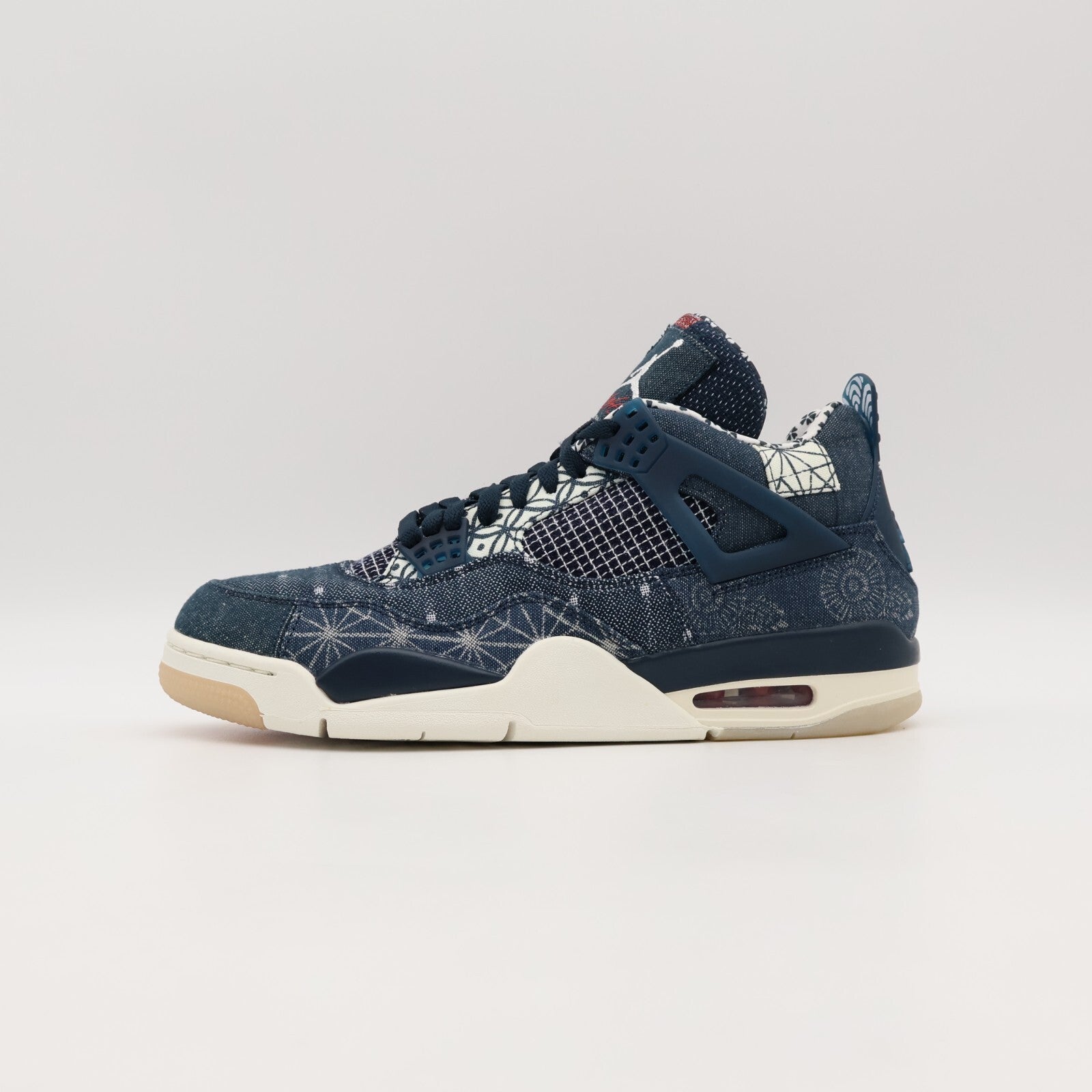 CW0898-400 Nike Air Jordan 4 SE Sashiko Deep Ocean Sail Cement Fire Red (Men's)