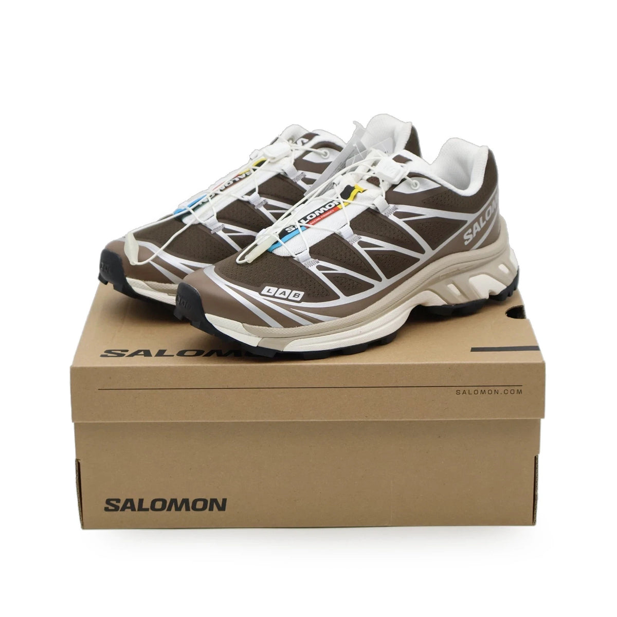 L49209900 Salomon XT-6 Earth Brown Walnut Footwear Silver (Men's)