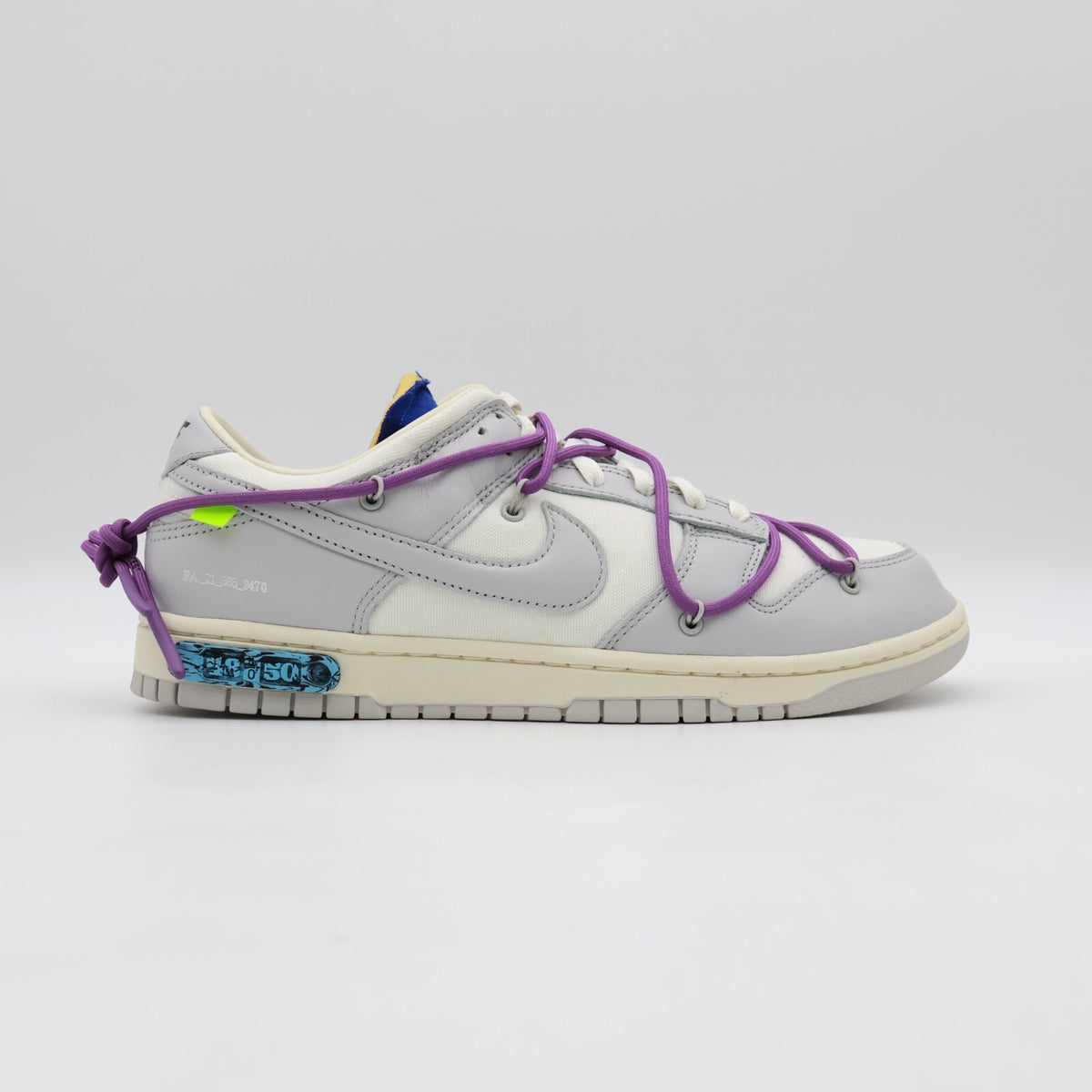 DM1602-107 Off-White Nike Dunk Low Sail Neutral Gray Lot 48 of 50 (Men's)