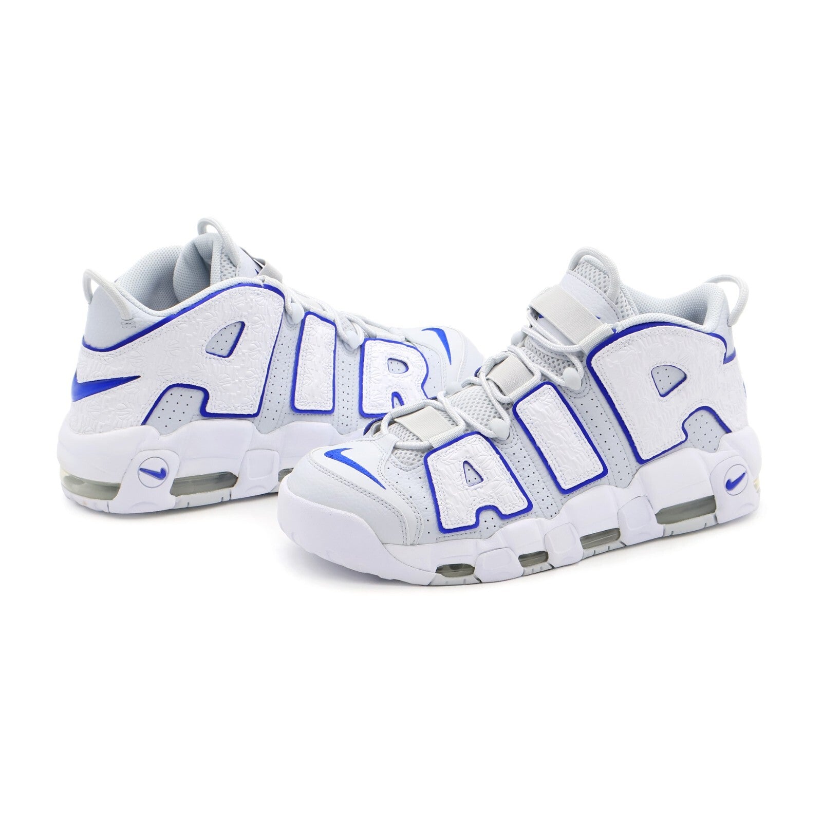 FD0669-100 Nike Air More Uptempo Embossed White Royal Blue (Men's)