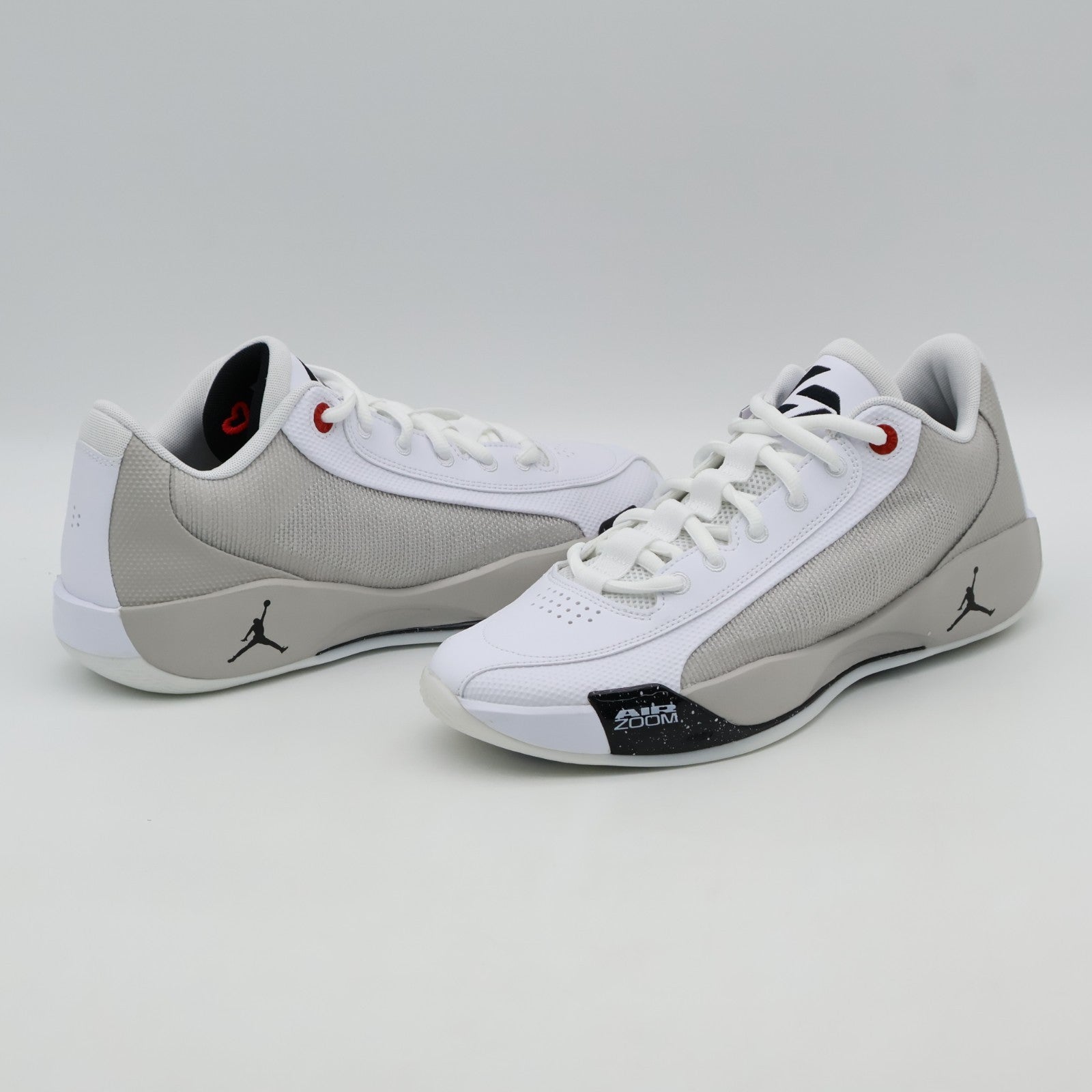 HF0819-103 Nike Jordan Luka 77 White Tech Gray Flame Red Black (Men's)