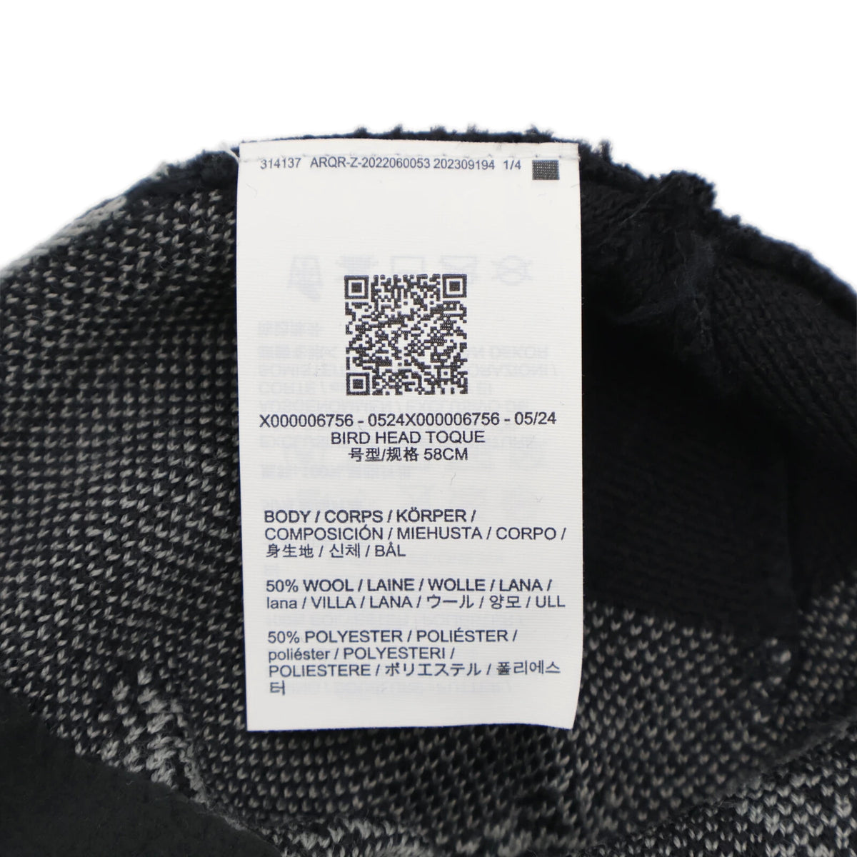 ARC'TERYX Bird Head Toque Black Void
