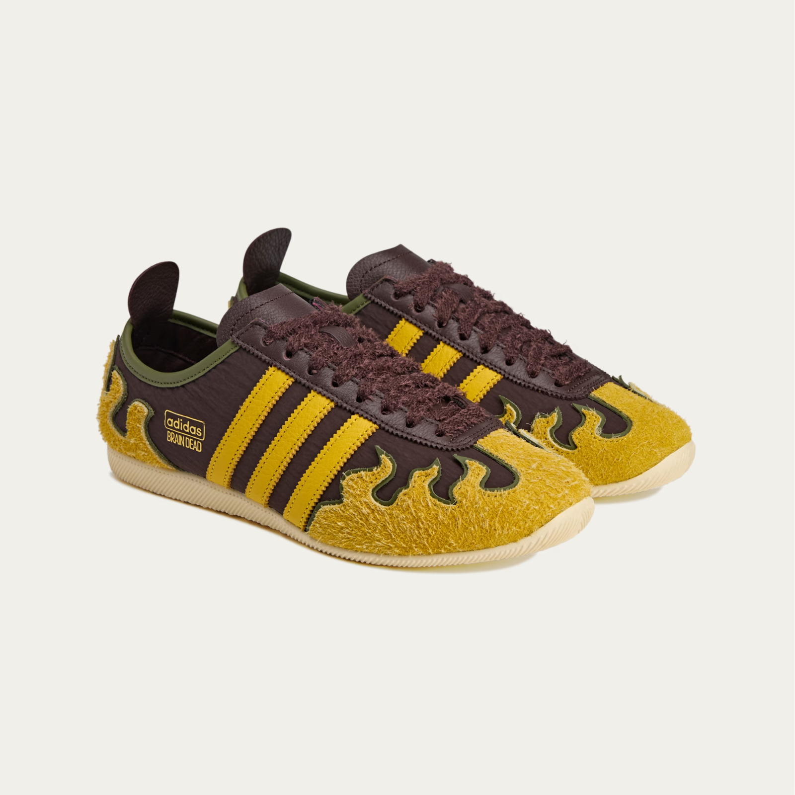 JQ6789 Brain Dead Ã adidas Originals Japan Lo Shadow Brown Hazy Yellow  (Men's)