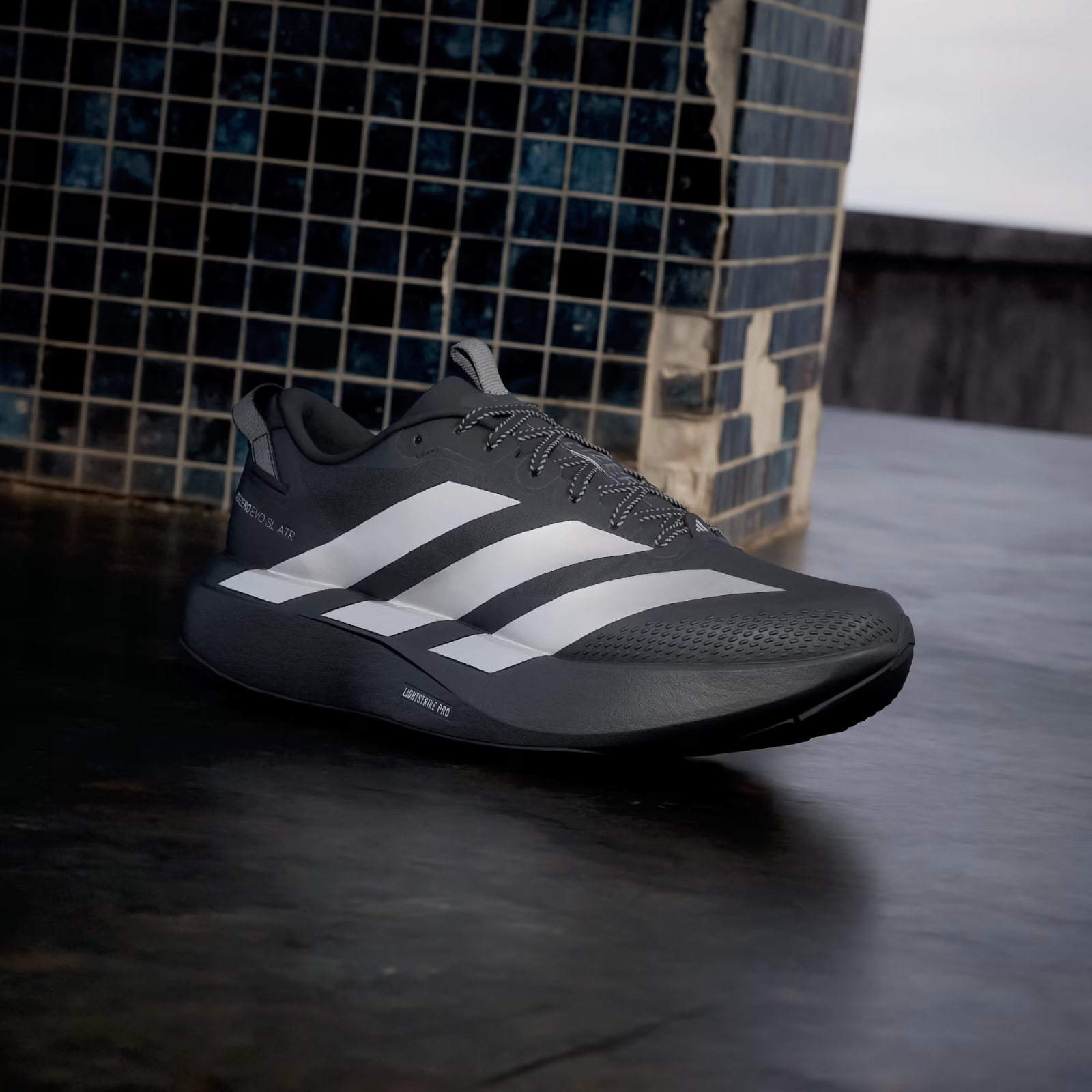 KK2683 adidas Adizero Evo SL ATR "Core Black/Silver Metallic" (Men's)