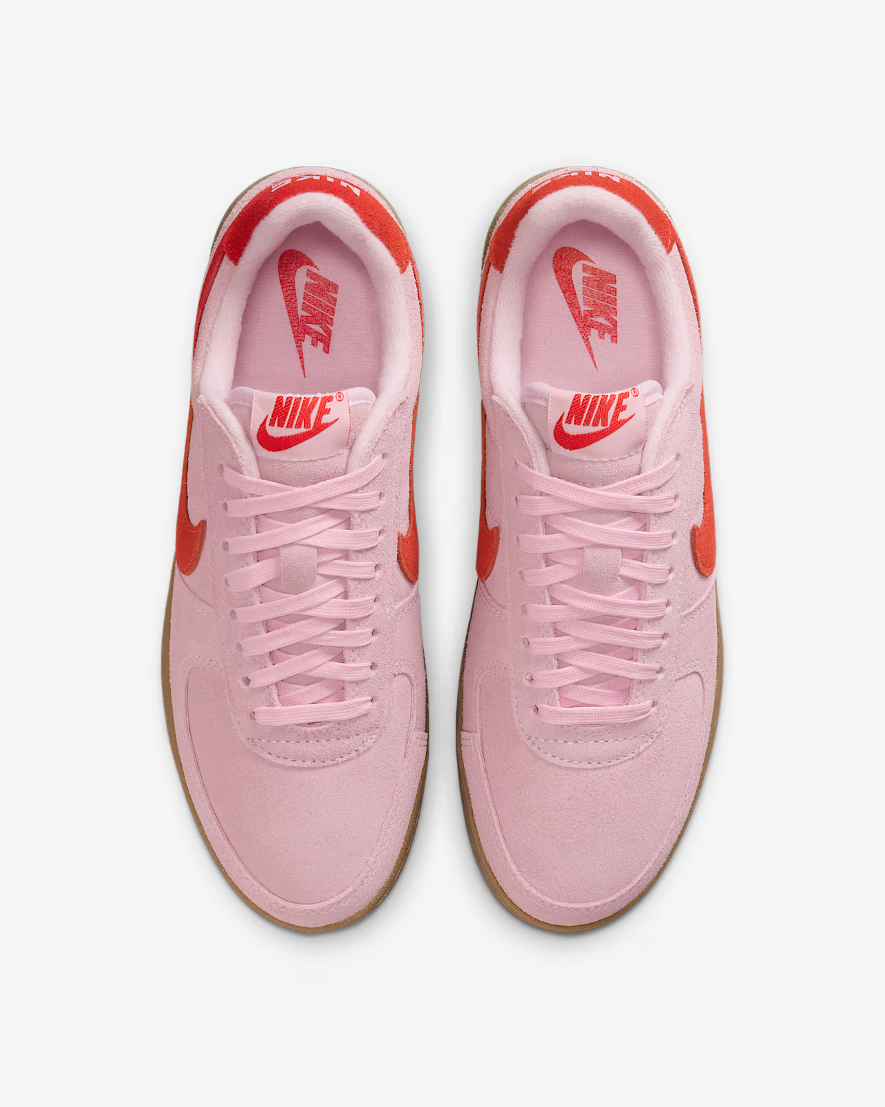 IF1743-602 Nike Field General Suede  Shoes Pink Foam Gum Dark Brown (Women's)