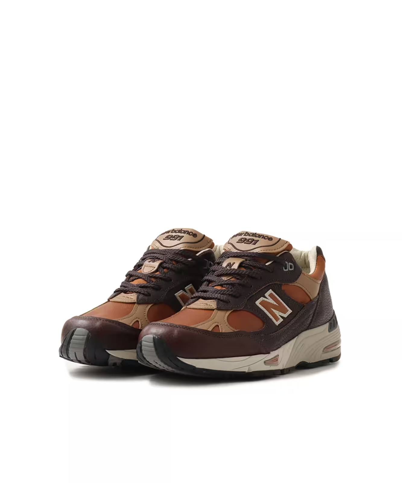 M991LB1 New Balance 991V1 Made in UK Chocolate Plum Caramel Cafe (Men's)