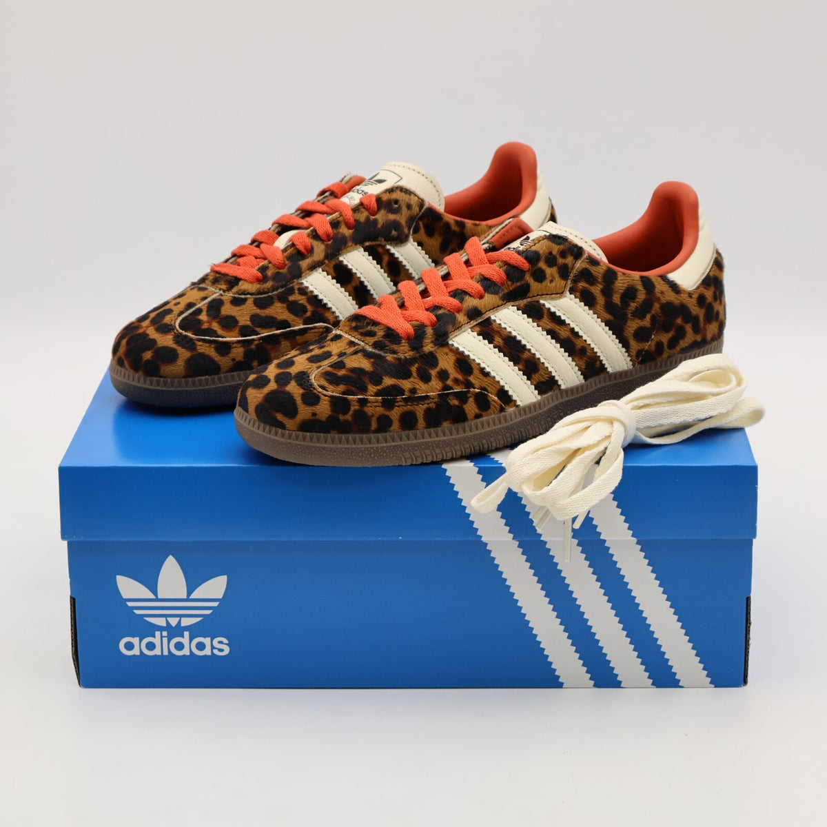 JI2734 adidas Originals Women's Samba OG Leopard Preloved Red (Women's)