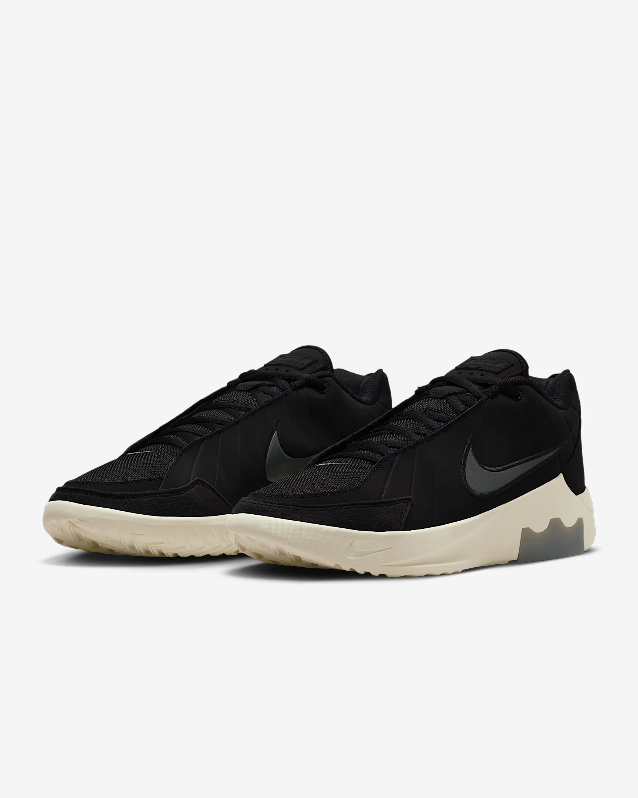 HQ8035-001 LeBron Witness 9 EP Basketball Shoes Black Coconut Milk Iron (Men's)