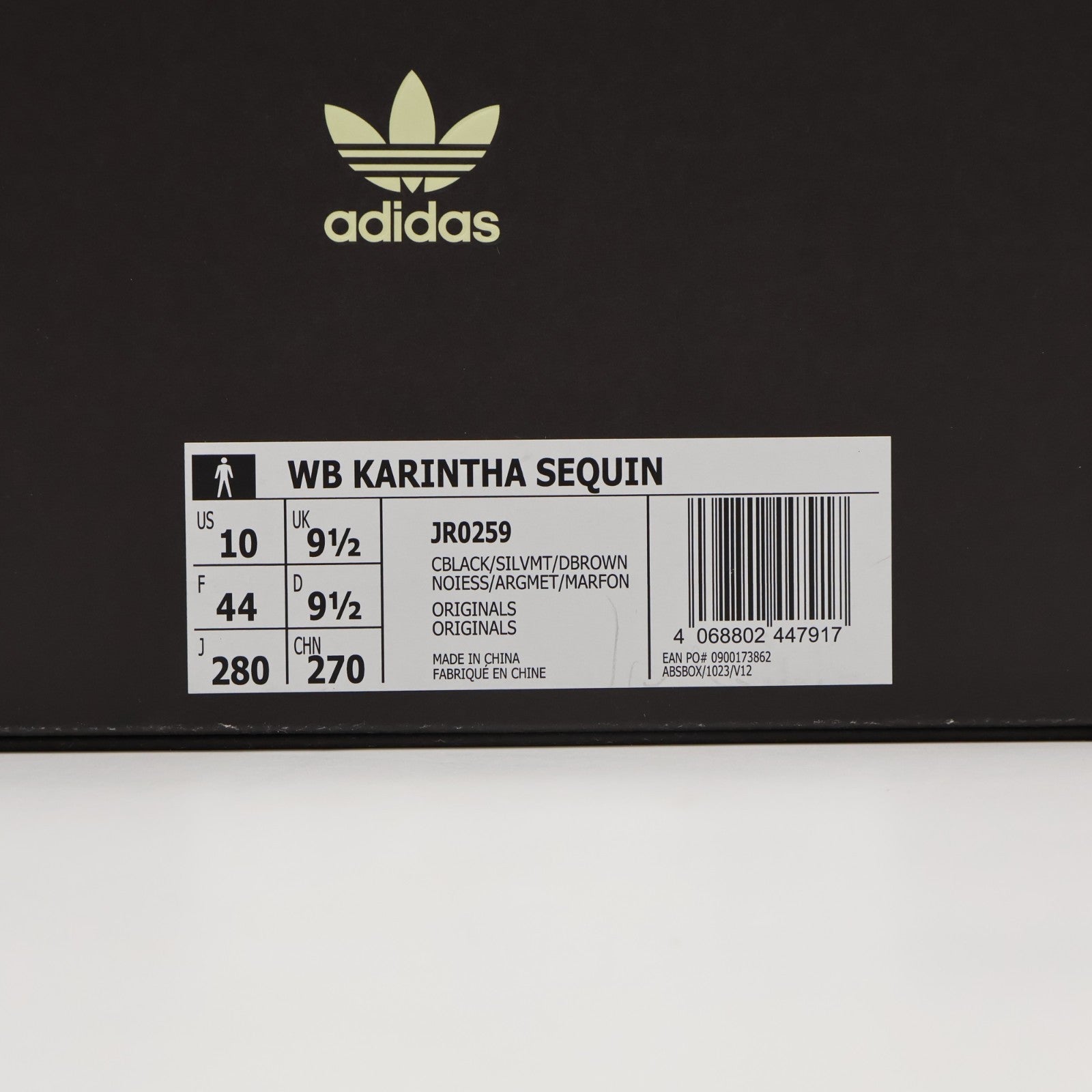 JR0259 Wales Bonner Ã adidas Originals Karintha Lo Core Black (Men's)
