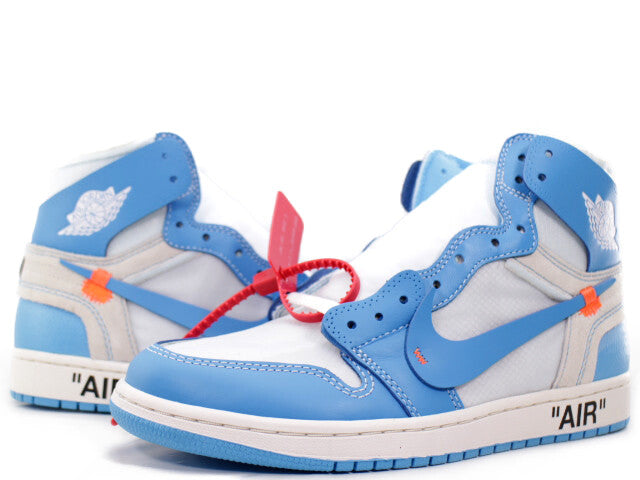 AQ0818-148 Off-White Ã Nike Air Jordan 1 High UNC White Dark Powder Blue (Men's)