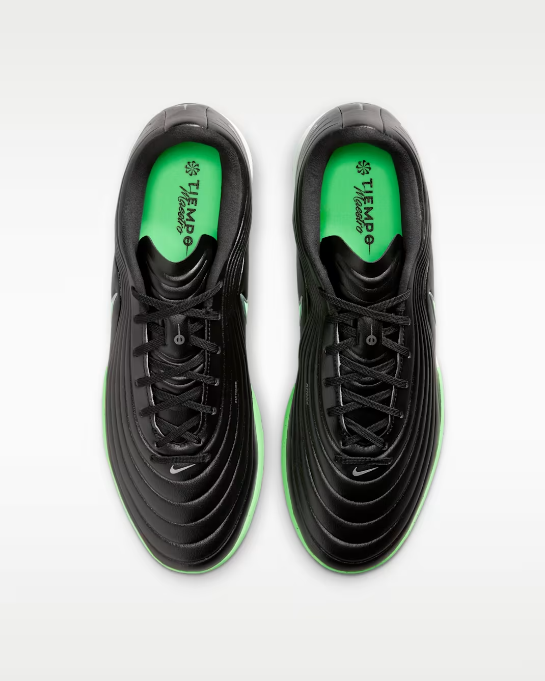 IB4484-001 Nike Tiempo Maestro Academy Black Illusion Green (Men's)