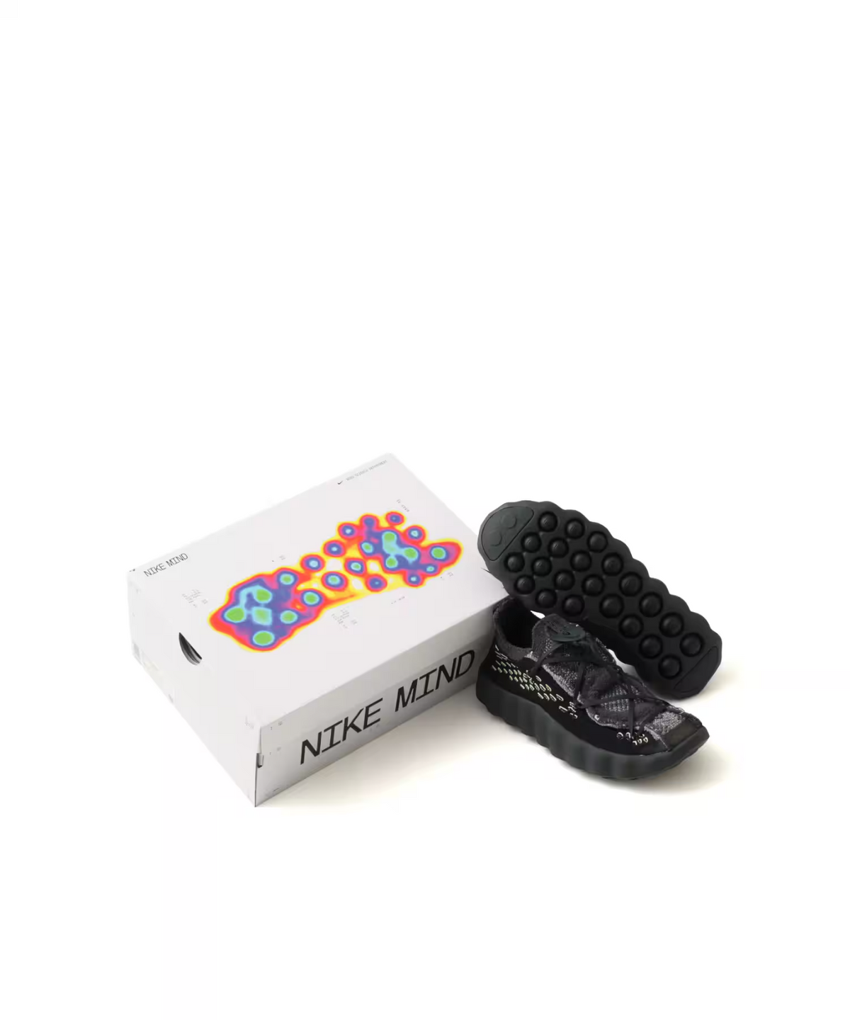 IR2176-002 Nike Mind 002 FK QS "Black/Dk Smoke Grey" (Men's)