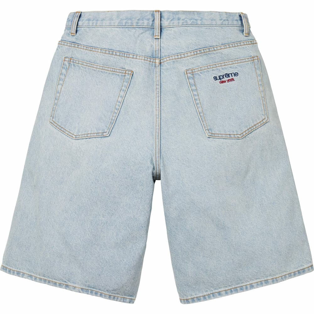 Supreme Baggy Denim Short (26SS) Light Washed Indigo