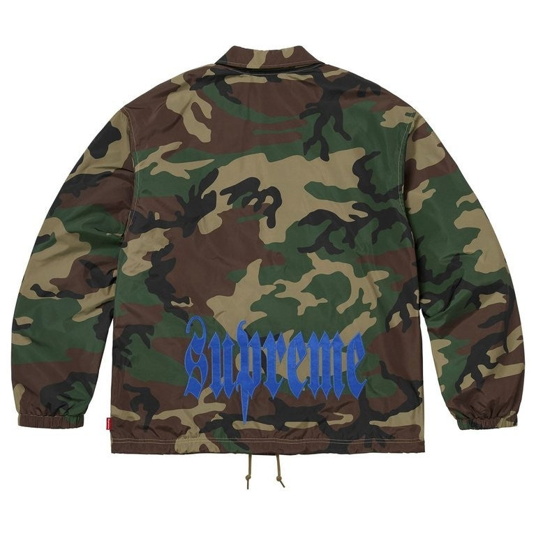 Supreme Coaches Jacket Woodland Camo