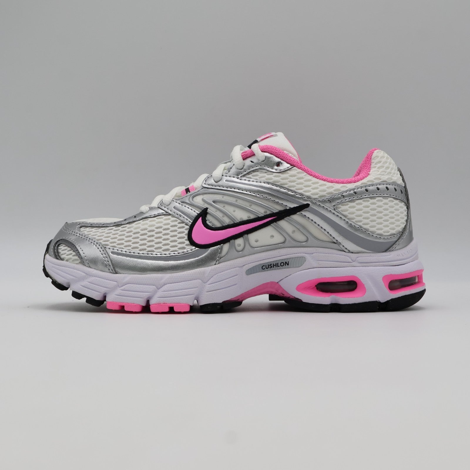 HQ2056-101 Nike Air Max Moto 2K White Metallic Silver Black Pink Spell (Women's)