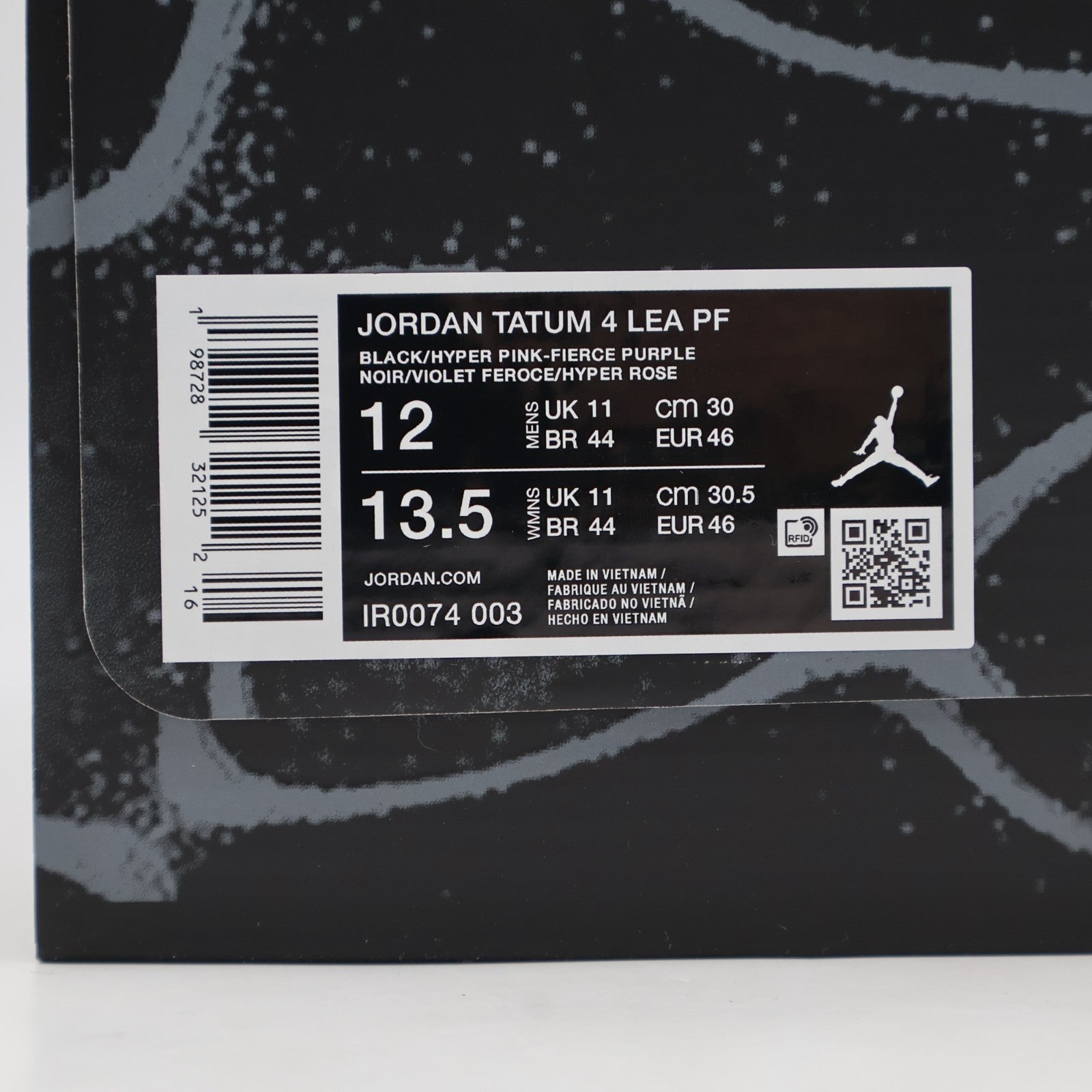 IR0074-003 Nike Jordan Tatum 4 PF Smooth Soul Volume 2 Black Hyper Pink (Men's)