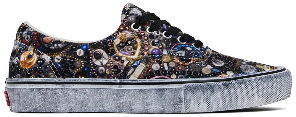 VN00110ABLU Supreme Ã Mike Kelley Ã Vans Era "Black" (26SS Week8)