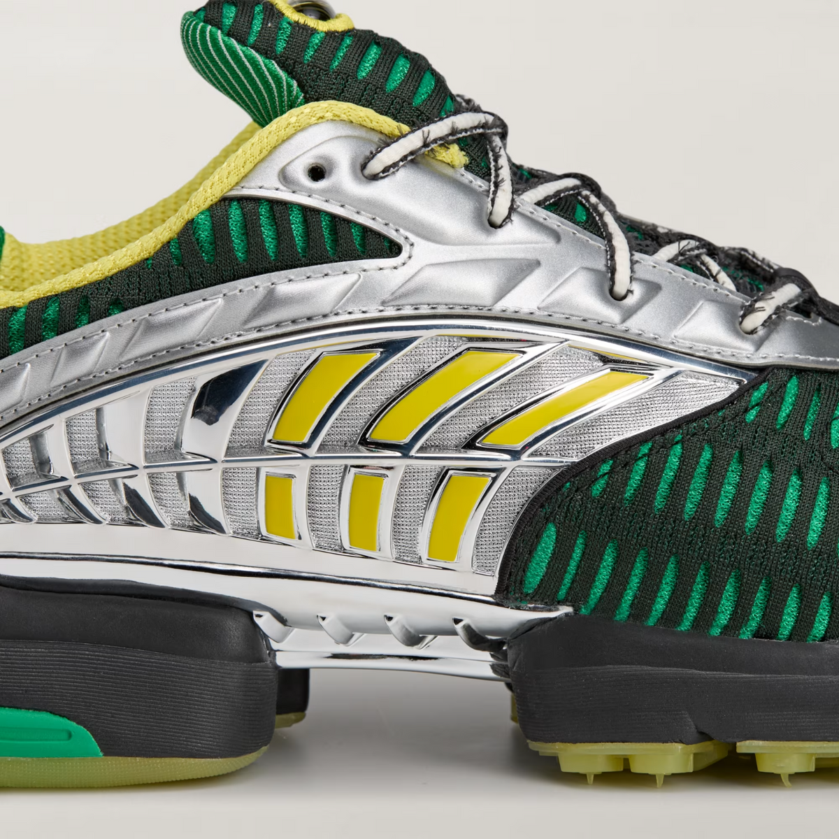 JQ6793 Brain Dead Ã adidas Climacool 2 Core Black Impact Yellow Silver (Men's)