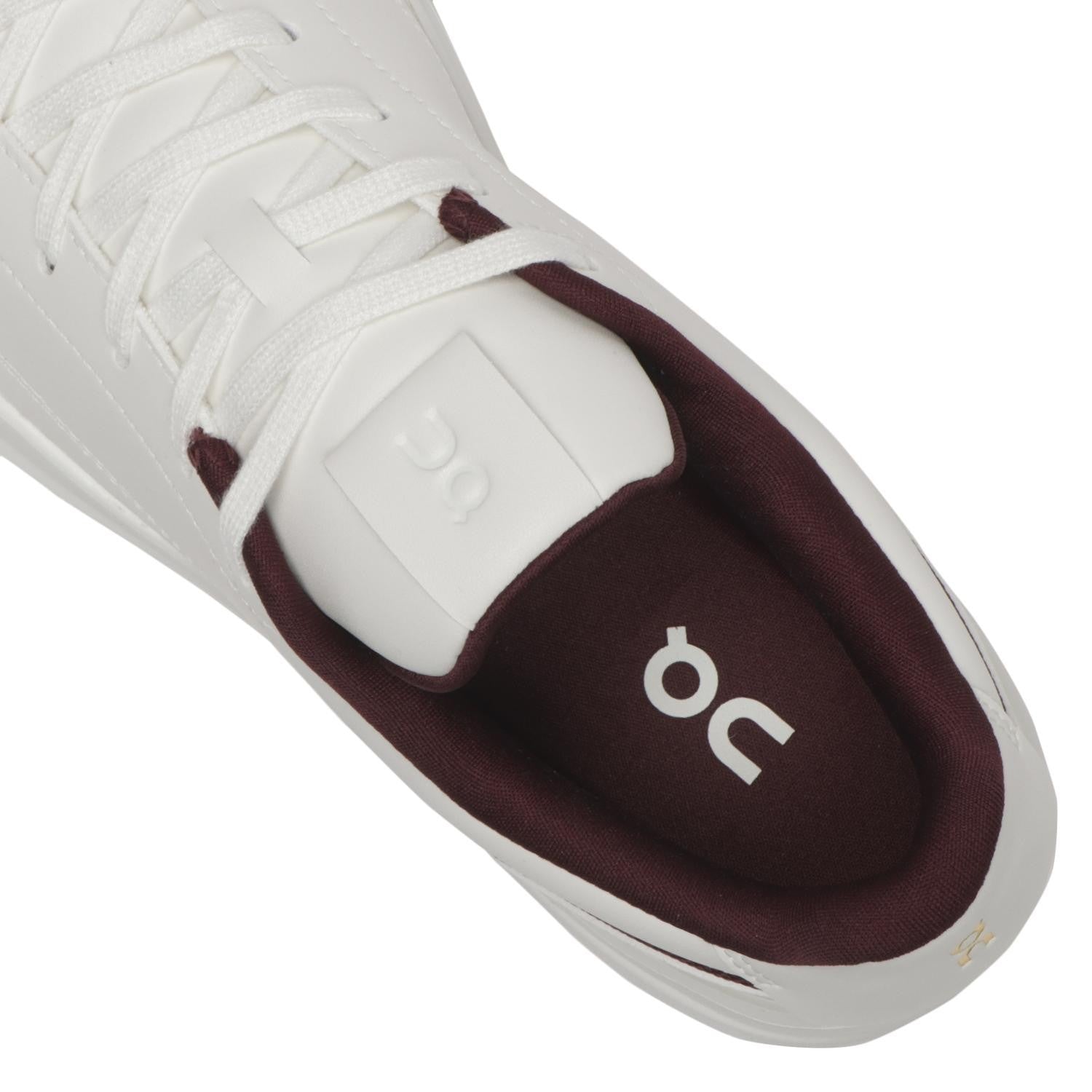 3MG10484758 On THE ROGER Centre Court Ivory Maroon (Men's)