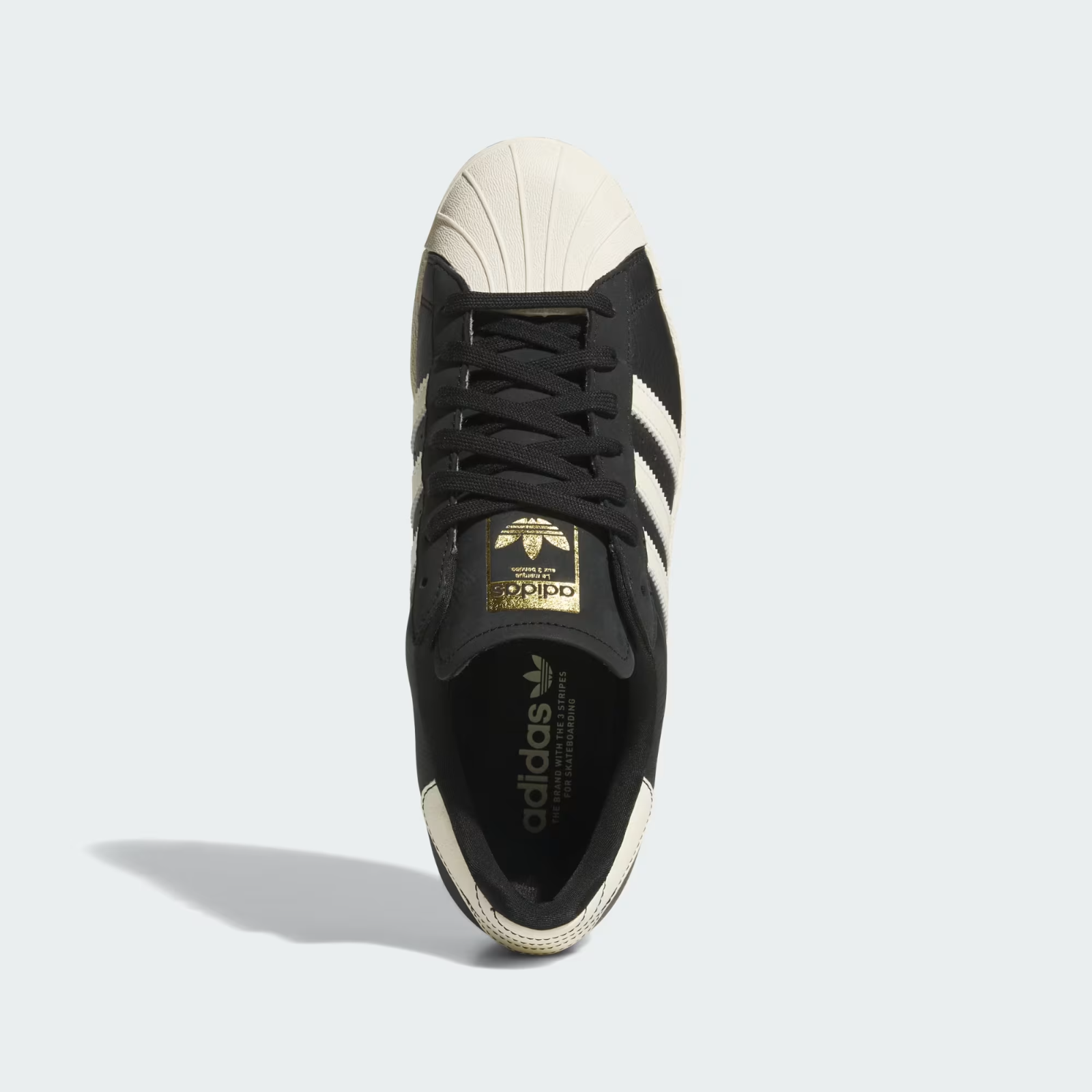 KK5003 adidas Superstar 80 ADV Core Black Cream White Gold Metallic (Men's)