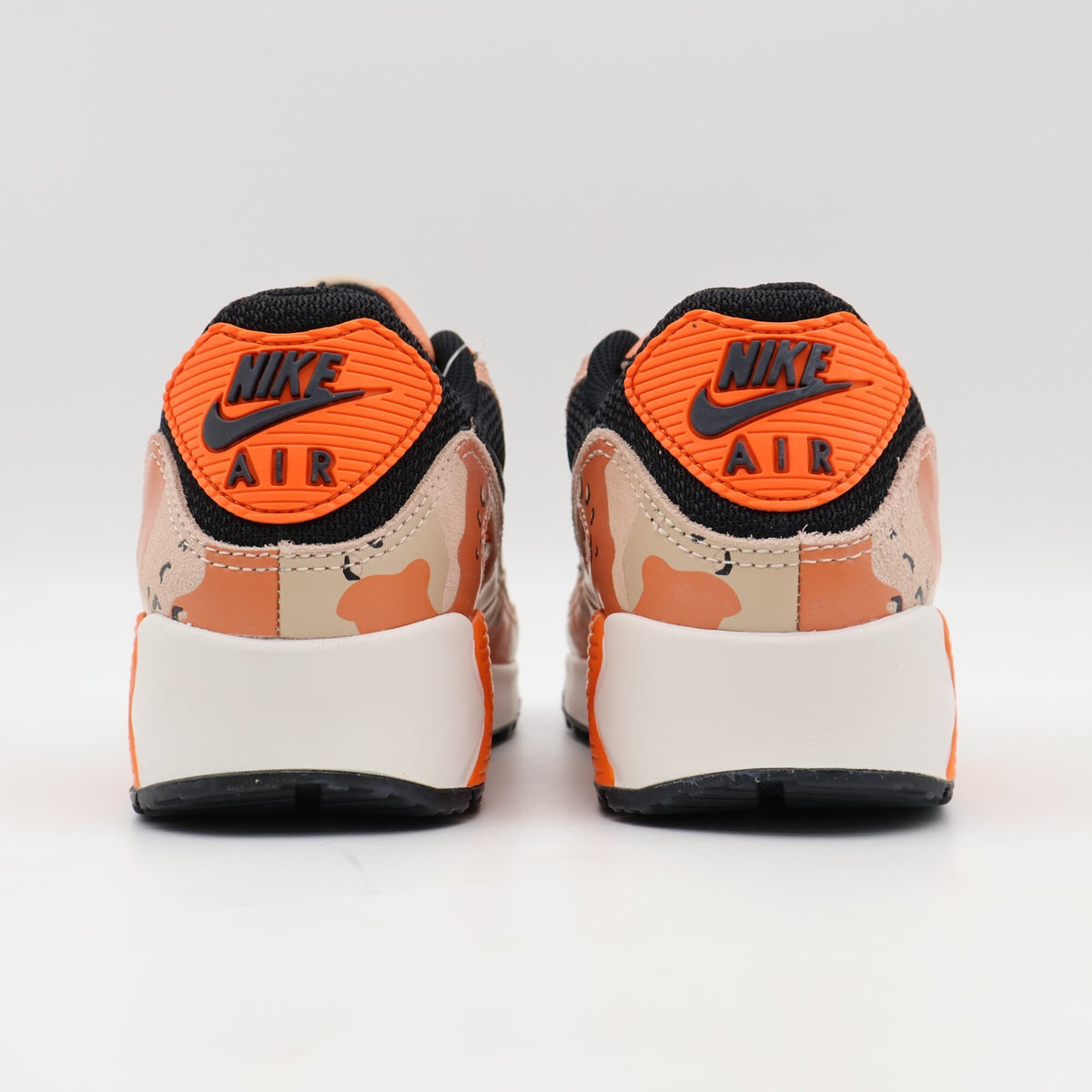 IF1721-201 Nike Air Max 90 PRM Bio Beige Safety Orange Phantom Black (Men's)