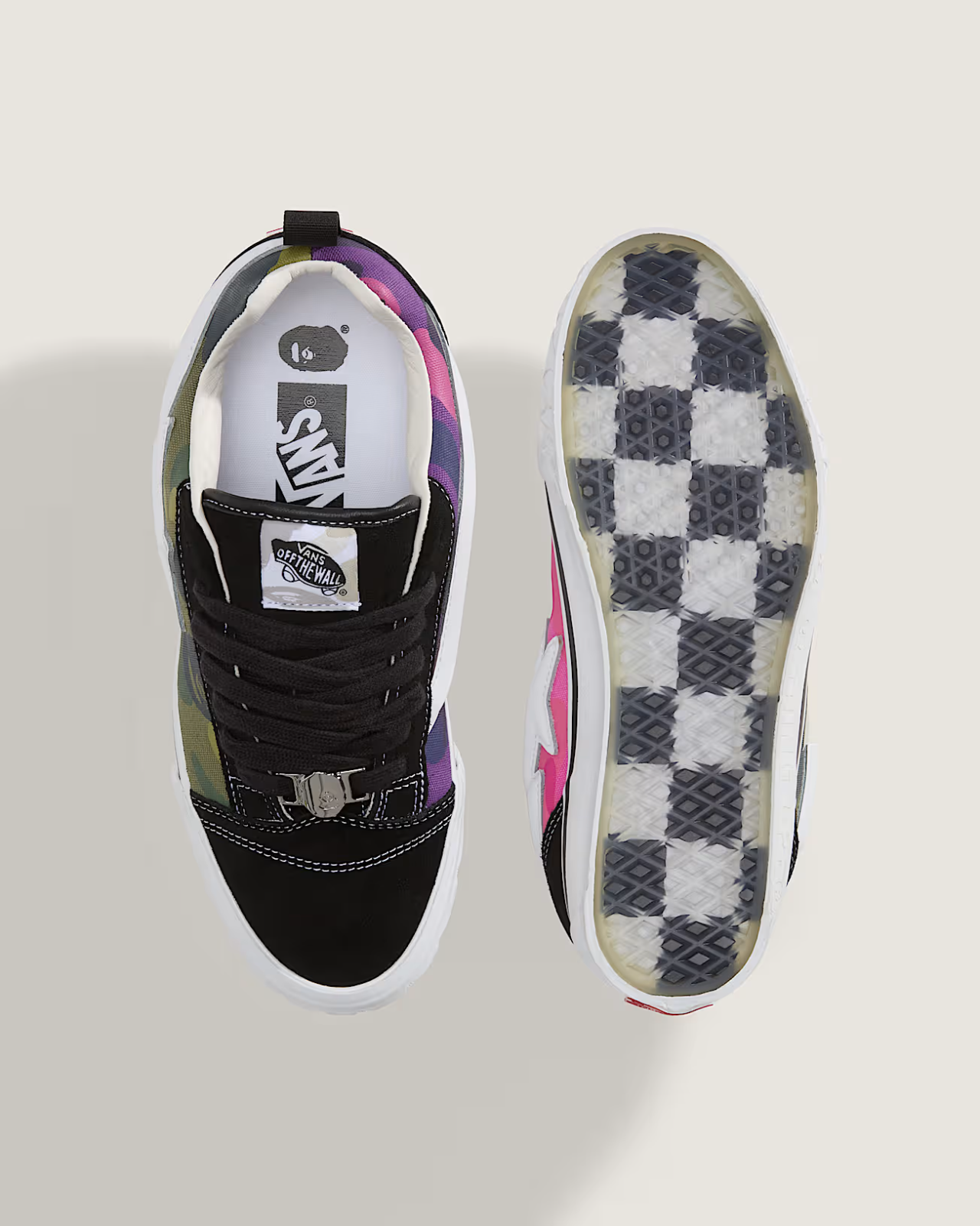 VN000Z39W09 A BATHING APE Ã Vans Premium Knu Skool "Camo Green" (Men's)